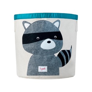 3 Sprouts Kids Storage Basket - Raccoon - 1 of 3
