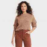 Women's Crewneck Cotton Pullover Sweater - Universal Thread™
