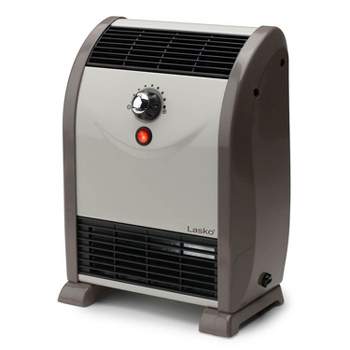 Lasko LKO-5812 1500 Watt Compact Portable Automatic Floor Level Space Heater with Temperature Regulator and Automatic Overheat Protection