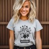 Simply Sage Market Women's Camera and Wildflowers Short Sleeve Graphic Tee - 2 of 4