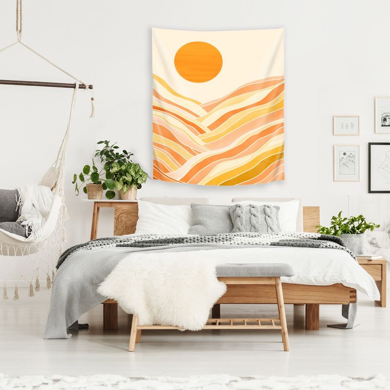 Americanflat Boho Golden Mountain Sunset By Modern Tropical Wall Tapestry, 2 of 5