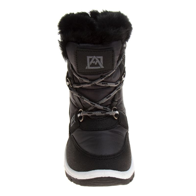 Avalanche Unisex Boys Girls Slip Resistant Faux Fur Lined Winter Snow Boots (Little Kid), 5 of 8