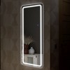 PexFix 16 in. W x 63 in. H Modern Full Length Rectangular Frameless Mirror With Rounded Corner in Silver - 4 of 4