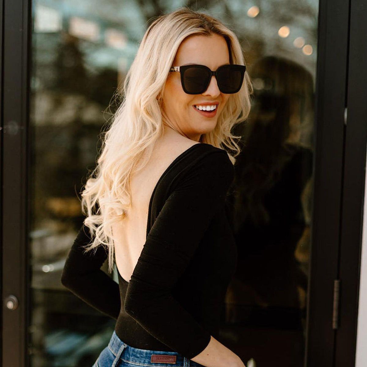 Fifth & Ninth Oversized Square Sunglasses - thumbnail 3