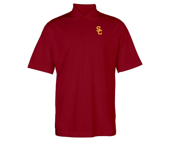 USC Trojans Men's Short Sleeve Silh Polo Shirt S