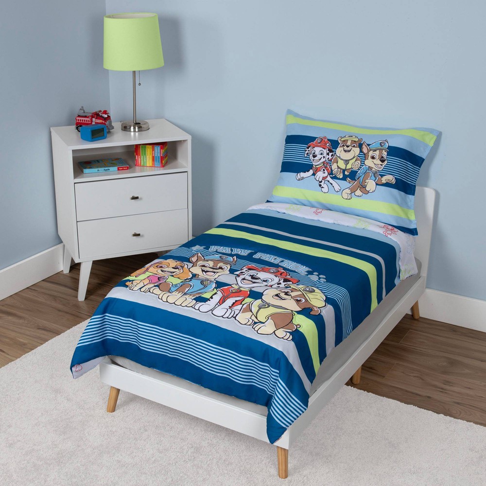 Photos - Bed Linen Paw Patrol Kids' 4pc Toddler Bed Set 