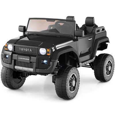 Costway 24V 2 Seater Ride on Car for Kids Licensed Toyota LC250 Ride on Truck with Remote Black/Gray/Navy/Pink/Red
