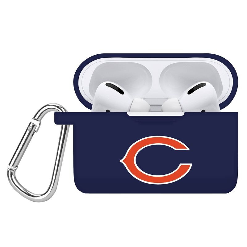 NFL Chicago Bears Apple AirPods Pro Compatible Silicone Battery Case Cover - Blue, 1 of 3