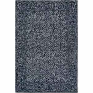 Hauteloom Yadid Black Wool Area Rug - 1 of 4