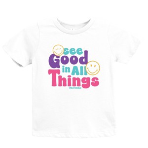 The Juniper Shop SmileyWorld See Good In All Things Youth Short Sleeve Tee - 1 of 4