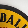 15" x 15" Fireball Whiskey Dome Metal Sign Yellow/Red - American Art Decor: Home Bar Wall Decor, Man Cave Accessory - 4 of 4
