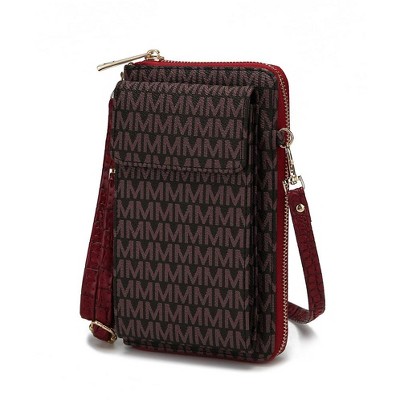 MKF Collection Mala Phone Wallet Crossbody Shoulder Bag by Mia K