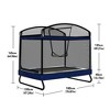 Jump Into Fun 4*6FT Rectangle Recreational Trampoline with Detachable Swing, Horizontal Bar & All-Round Enclosure Net for Kids and Adults - 2 of 4