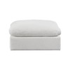 Meridian Furniture,Comfy Velvet Modular Ottoman - 3 of 4