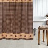 Bingham Star Shower Curtain 72x72  VHC Brands - 2 of 4
