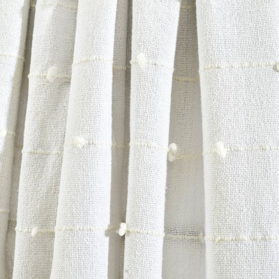 White Cotton Boho Tufted Tassel Fringe Throw Blanket