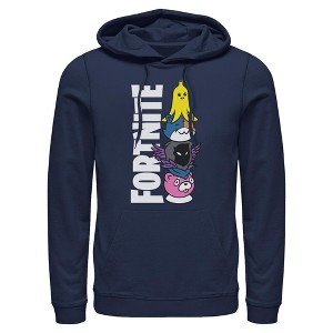 Mens Fortnite Cute Characters Logo Lightweight Hoodie - 1 of 4