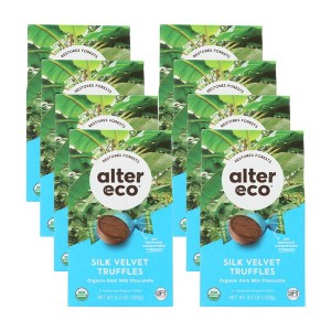 Alter Eco Organic Dark Milk Chocolate Silk Velvet Truffles - Case of 8/4.2 oz - 1 of 4