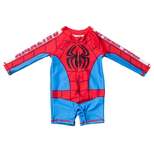 Marvel Avengers Spider-Man Zip Up One Piece Bathing Suit Toddler 