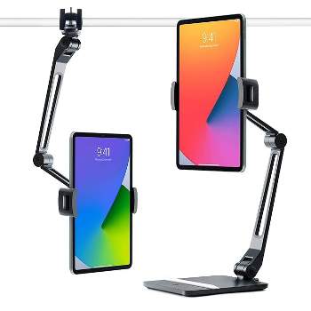 Twelve South HoverBar Duo for iPad / iPad Pro/Tablets  Adjustable Arm with Weighted Base and Surface Clamp Attachments for Mounting iPad