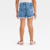 Toddler Girls' Floral Embroidered Jeans Shorts - Cat & Jack™ Medium Wash - 2 of 4