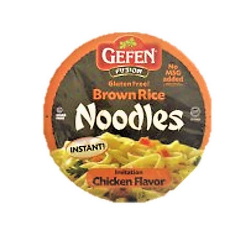 Gefen Gluten Free Brown Rice Noodle Bowl Chicken Flavor 2.25oz, 3 of 4