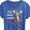 Women's - Disney - Christmas - I'm Snow Cute Short Sleeve Graphic T-Shirt - 2 of 4
