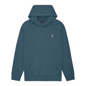 Dalix Astronaut Embroidery Relaxed Hoodie Soft Fleece Sweatshirt Fit Lounge Mens - 1 of 4