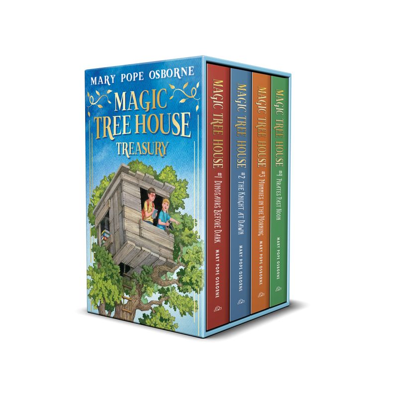 Magic Tree House 1-4 Treasury Boxed Set - by  Mary Pope Osborne (Mixed Media Product), 1 of 2
