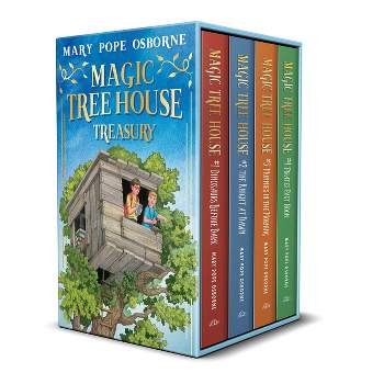 Magic Tree House 1-4 Treasury Boxed Set - (Magic Tree House (R)) by  Mary Pope Osborne (Mixed Media Product)