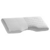 PAGED Ice Cool Tech Curve Pillow Memory Foam Pillows Comfy Bed Pillows with Ergonomic Concave Shape for Bed - 4 of 4