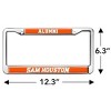Sam Houston State Alumni Logo Full Size Standard License Plate Metal Frame - 4 of 4