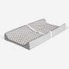 Bacati - Herringbone Quilted Muslin Changing Pad Cover Gray - 2 of 4