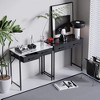 Itopfox Compact Computer Desk with 2 Fabric Drawers for Small Spaces, Home Office, Study, Writing, Bedroom, Dorm - Multiple Colors Available - 4 of 4