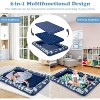 Safstar Inflatable Toddler Travel Bed, Kids Air Mattress Set w/Electric Pump, 4 Sides Safety Bumper & 2-in-1 Multifunctional Design - 4 of 4