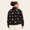 Women's Bandana Print Button-Down Long Sleeve Collared Utility Shirt - Woolrich x Target Black - 3 of 4
