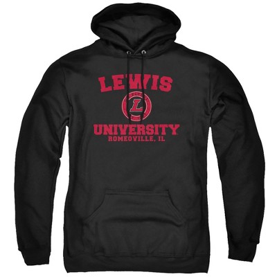 Lewis University Official Circle Logo Adult Pull-over Hoodie