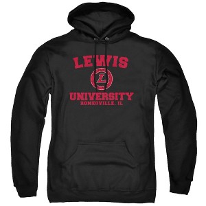 Lewis University Official Circle Logo Adult Pull-Over Hoodie - 1 of 4