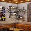 Artloge 4 Tier Heavy Duty Industrial Pipe Shelving Wall Mounted Bar Liquor Rack with Wine Bottle & Glass Storage for Home Kitchen & Living Room - 2 of 4