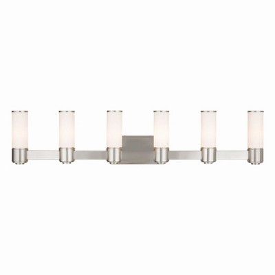 Livex Lighting Weston 6 - Light Vanity in  Brushed Nickel