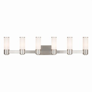 Livex Lighting Weston 6 - Light Vanity in  Brushed Nickel - 1 of 1