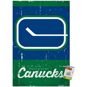 Trends International NHL Vancouver Canucks - Retro Logo 13 Unframed Wall Poster Prints - 1 of 4