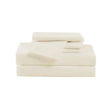 Twin 4pc Heritage Microfiber Solid Sheet Set Green - Cannon : Target