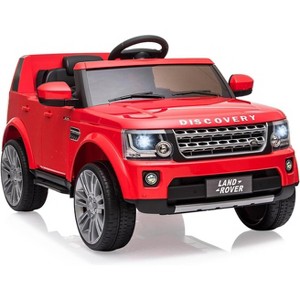Licensed Land Rover 12V Kids Ride On Truck – 2-in-1 Electric Ride On Toy with Parent Control, Shock Absorbers, 3 Speeds, Music &  Lights - 1 of 4