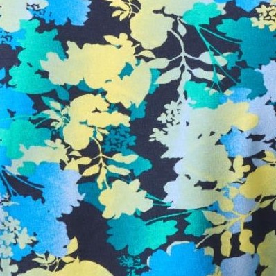 navy ombre floral