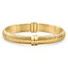 Pompeii3 8mm Bangle Bracelet 18k Yellow Gold Over Silver - 2 of 3