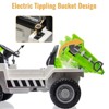 12V Electric Ride-On Construction Truck - 4-Wheeler Toy Car with Remote Control - 3 of 4