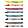 Prang Prang 001305 0.43 x 4 In. Large Molded Crayon Set; Assorted Color;  Set - 8 1305