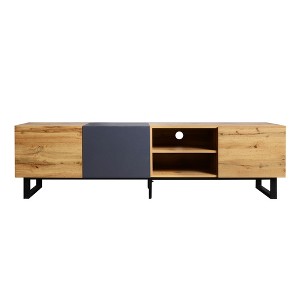 TiramisuBest FashionTV stand,TV Cabinet,entertainment center TV station,TV console,console with LED light belt, light belt can be remote - 1 of 4