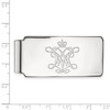 Black Bow Jewelry 14k White Gold College of William & Mary Tribe NCAA Money Clip - 2 of 3